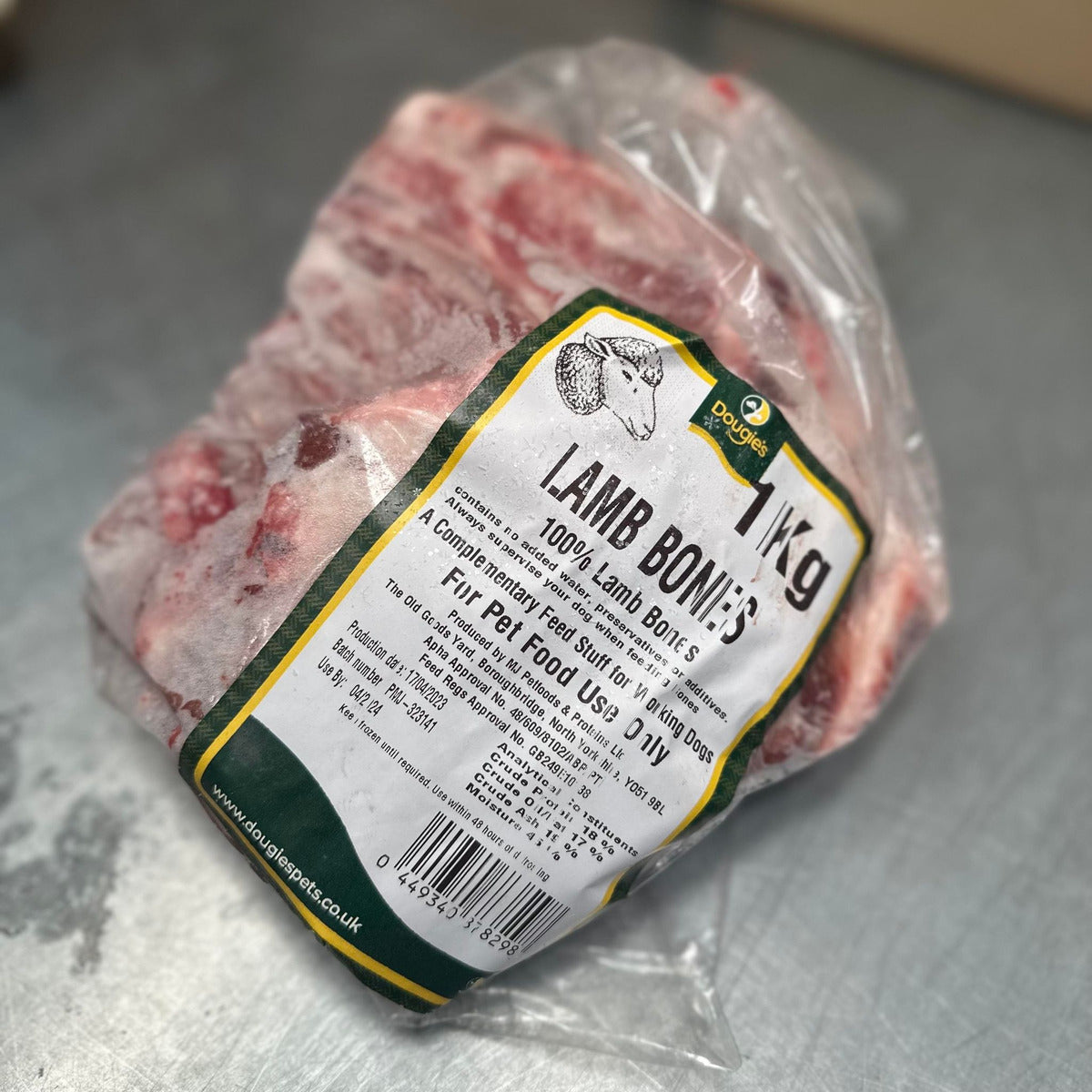 Dougie's Lamb Bones 1kg