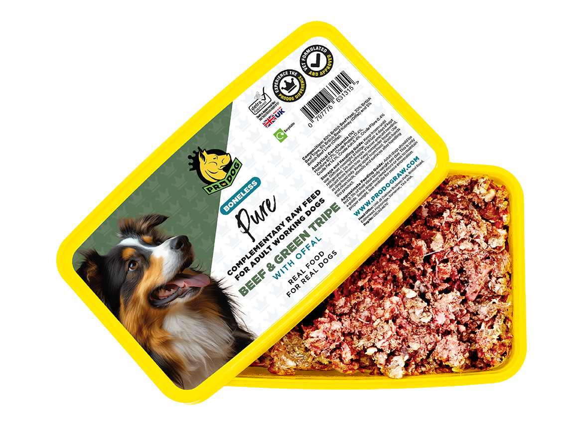 ProDog 80/10/10 – Beef & Green Tripe with Offal