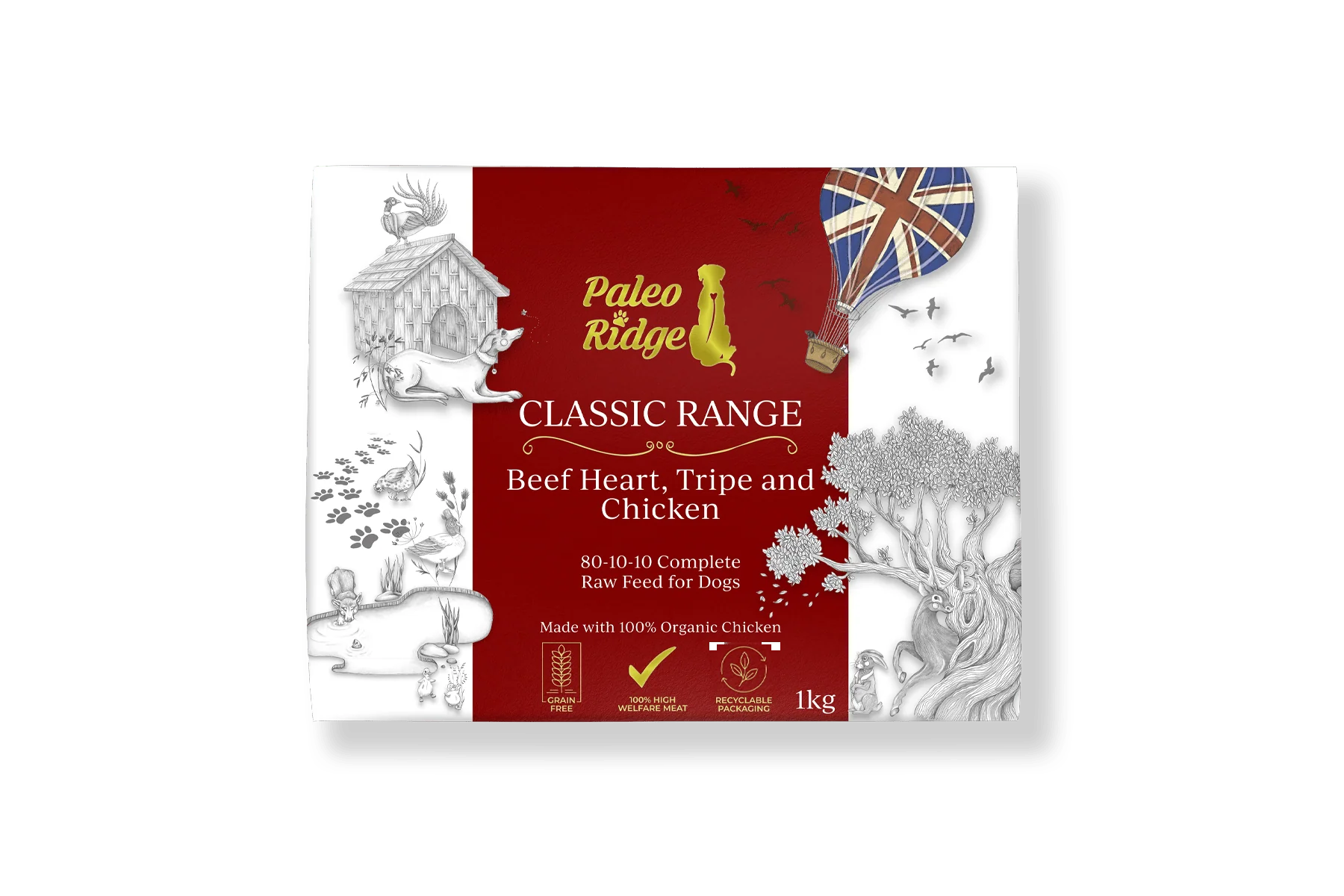 Paleo Ridge Classic Beef Heart, Tripe and Chicken