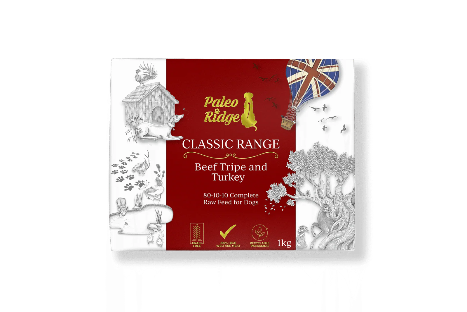 Paleo Ridge Classic Beef Tripe and Turkey