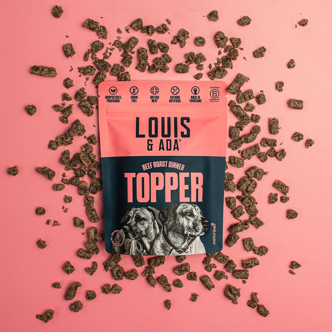 Naturaw Beef Roast Dinner Food Topper