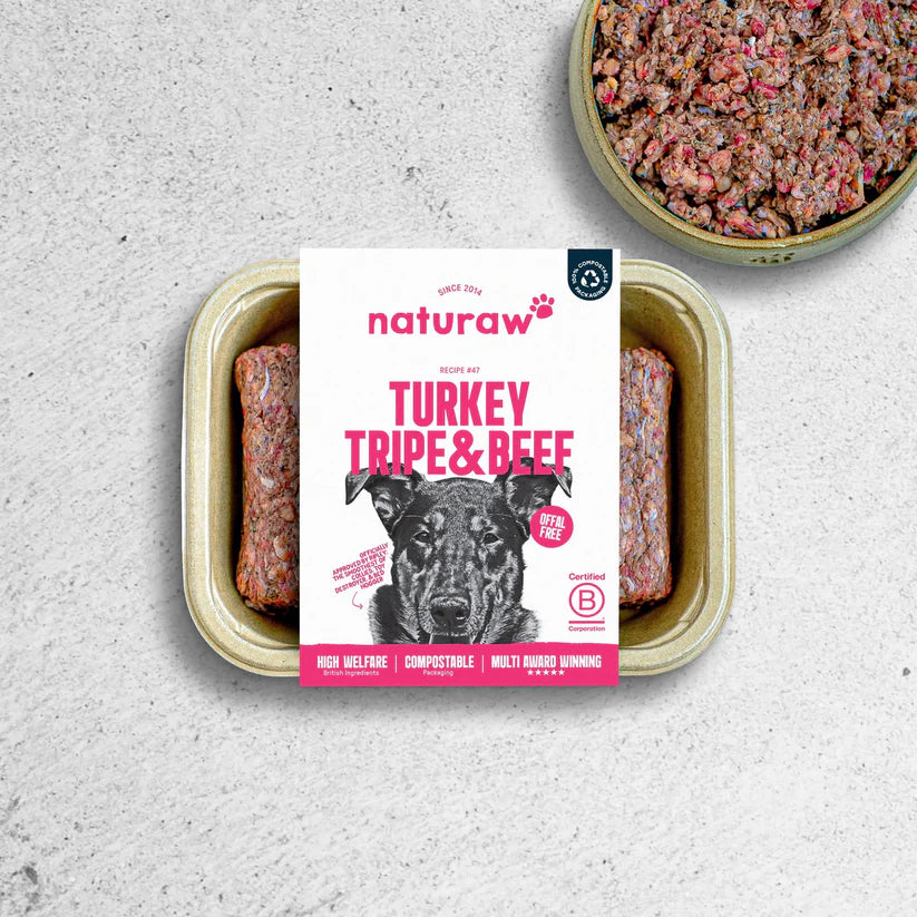 Naturaw Turkey, Tripe & Beef