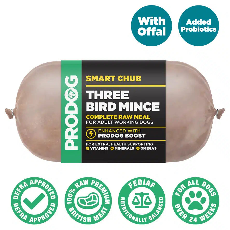 ProDog Smart Chub – Three Bird Mince